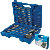 Silverline 15pc SDS Plus Masonry Drill & Chisel Steel Bit Set  5.5mm-16mm Bits